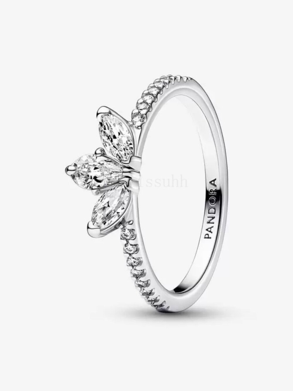 Pandora Sparkling Herbarium Cluster Ring